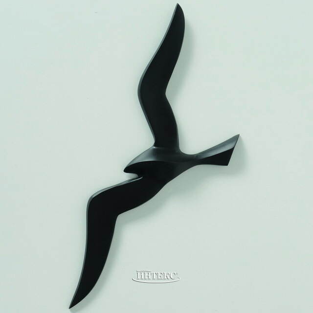 Wandhänger "Möwe" groß, schwarz