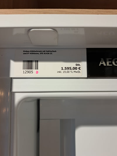 AEG SFE 81426 ZC  Einbau-Kühlschrank mit Gefrierfach Schöne Deko