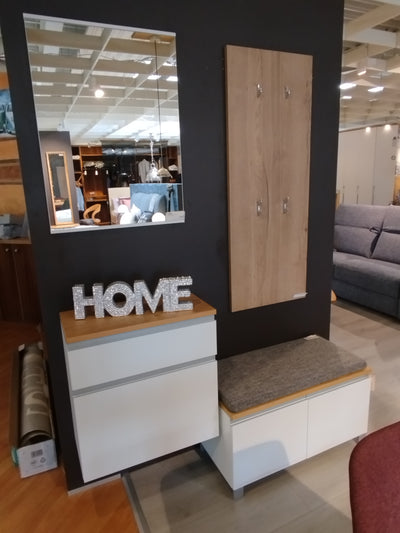 Deko-Aufsteller Schriftzug "HOME", silber