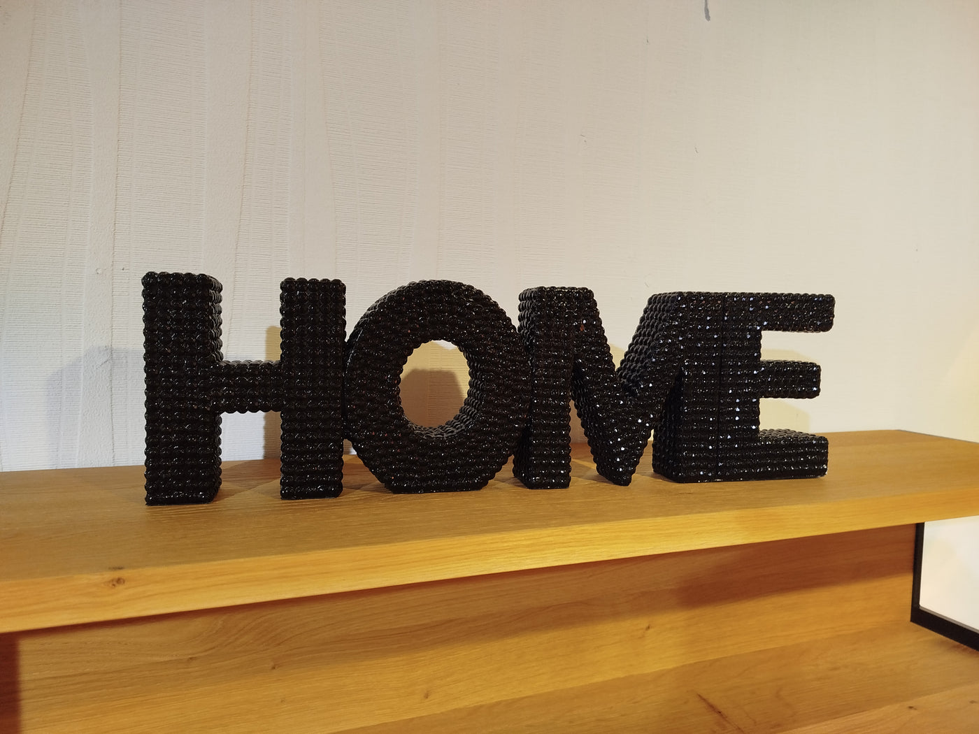 Deko-Aufsteller Schriftzug "HOME", schwarz
