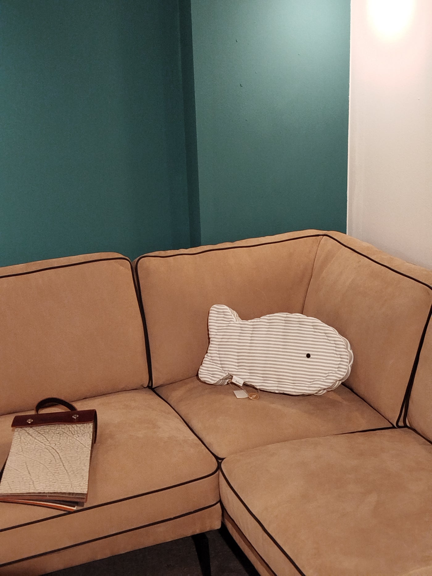 Dekokissen "Fishi", ca. 45 cm x 25 cm