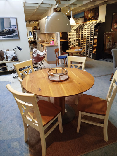 Teelichtleuchter rund, Aluminium vernickelt