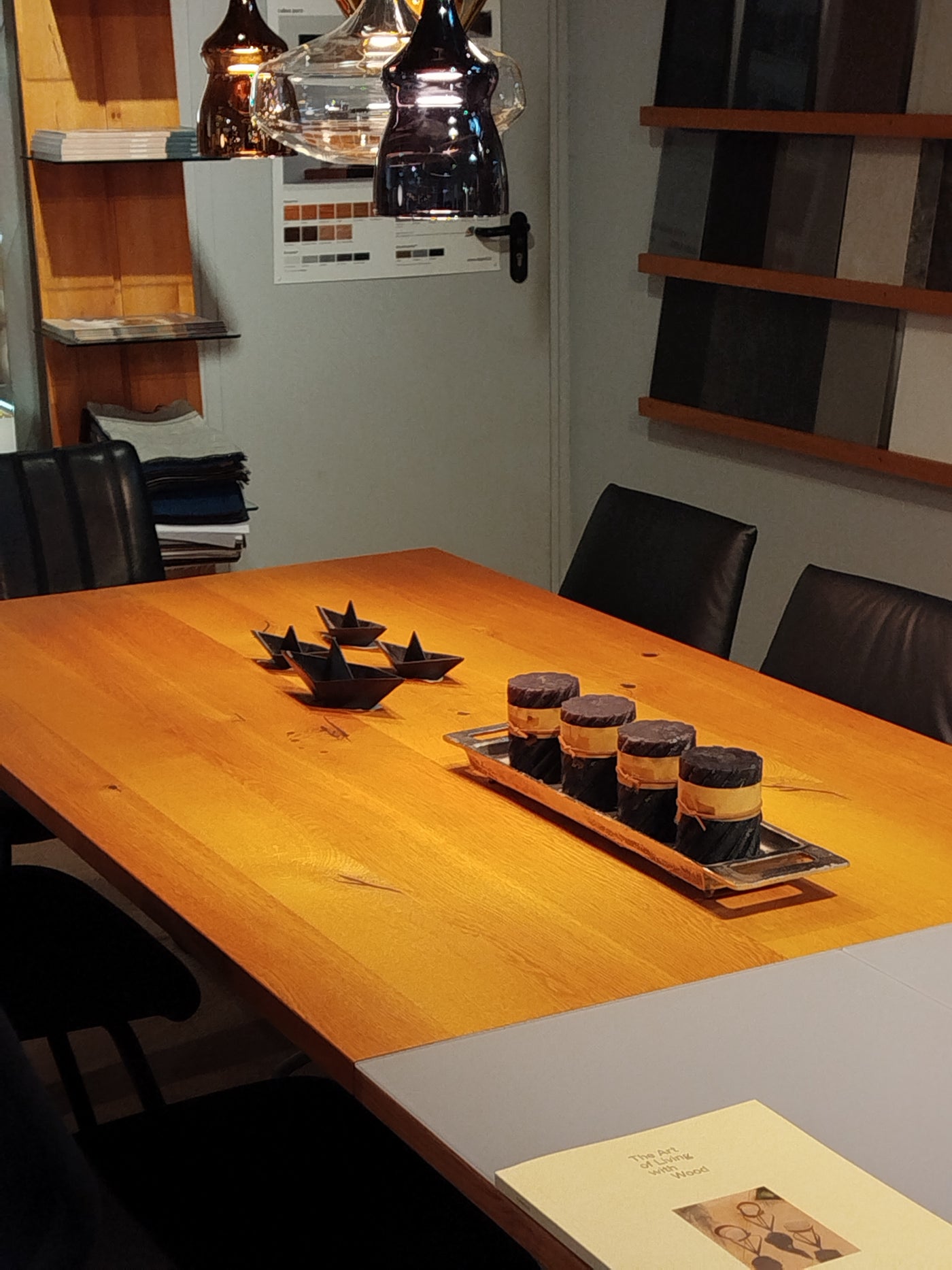 Kerzenhalter rechteckig, Alu Raw Nickel