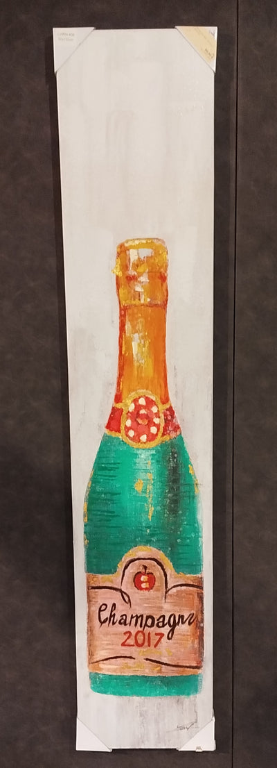 Leinwand "Flasche Grün" 30 x 150 cm