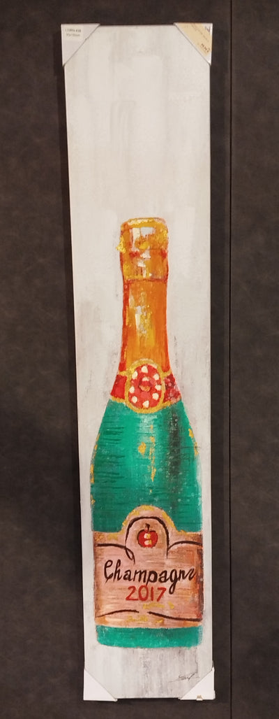 Leinwand "Flasche Grün" 30 x 150 cm