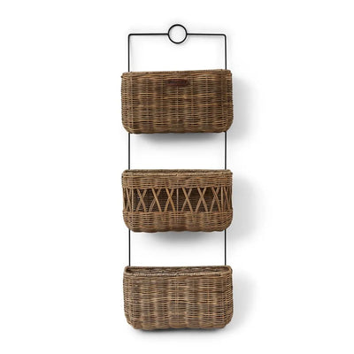 Organizer für die Wand aus Rattan Schöne Deko