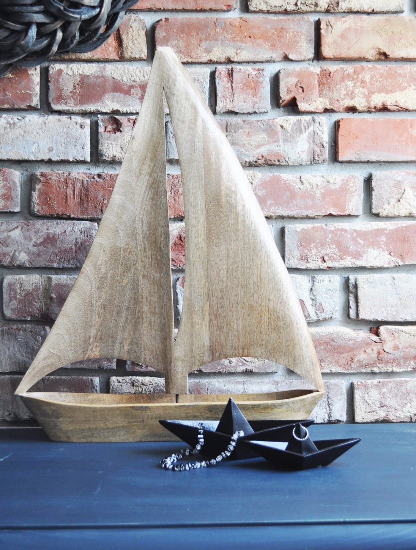 Origami Calmaro Boot aus Aluminium Schöne Deko