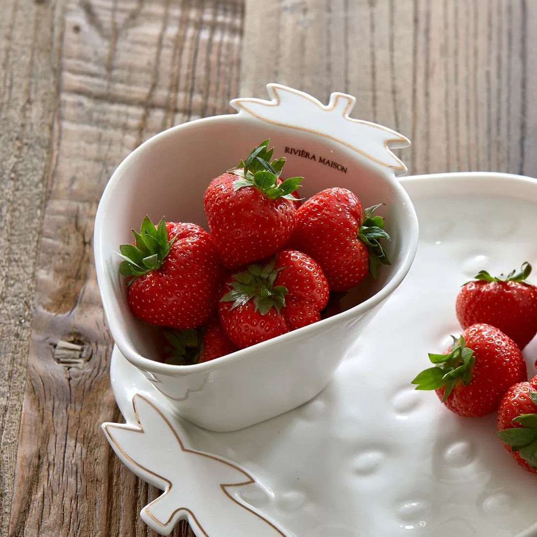 RM Abtropf-Sieb Tasty Strawberry Erdbeere Schöne Deko