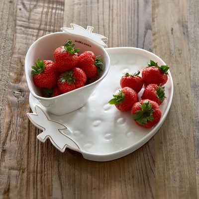 RM Abtropf-Sieb Tasty Strawberry Erdbeere Schöne Deko