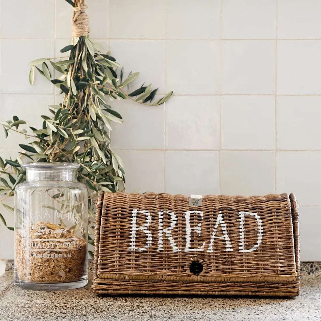 RM Brotkorb Brotbehälter Rustic Rattan Schöne Deko