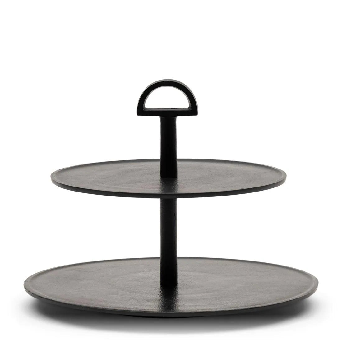 RM Etagere Metall Schwarz  / H 30 cm Schöne Deko