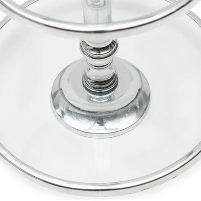 RM Etagere Metall und Glas Berkeley H 72 cm Schöne Deko
