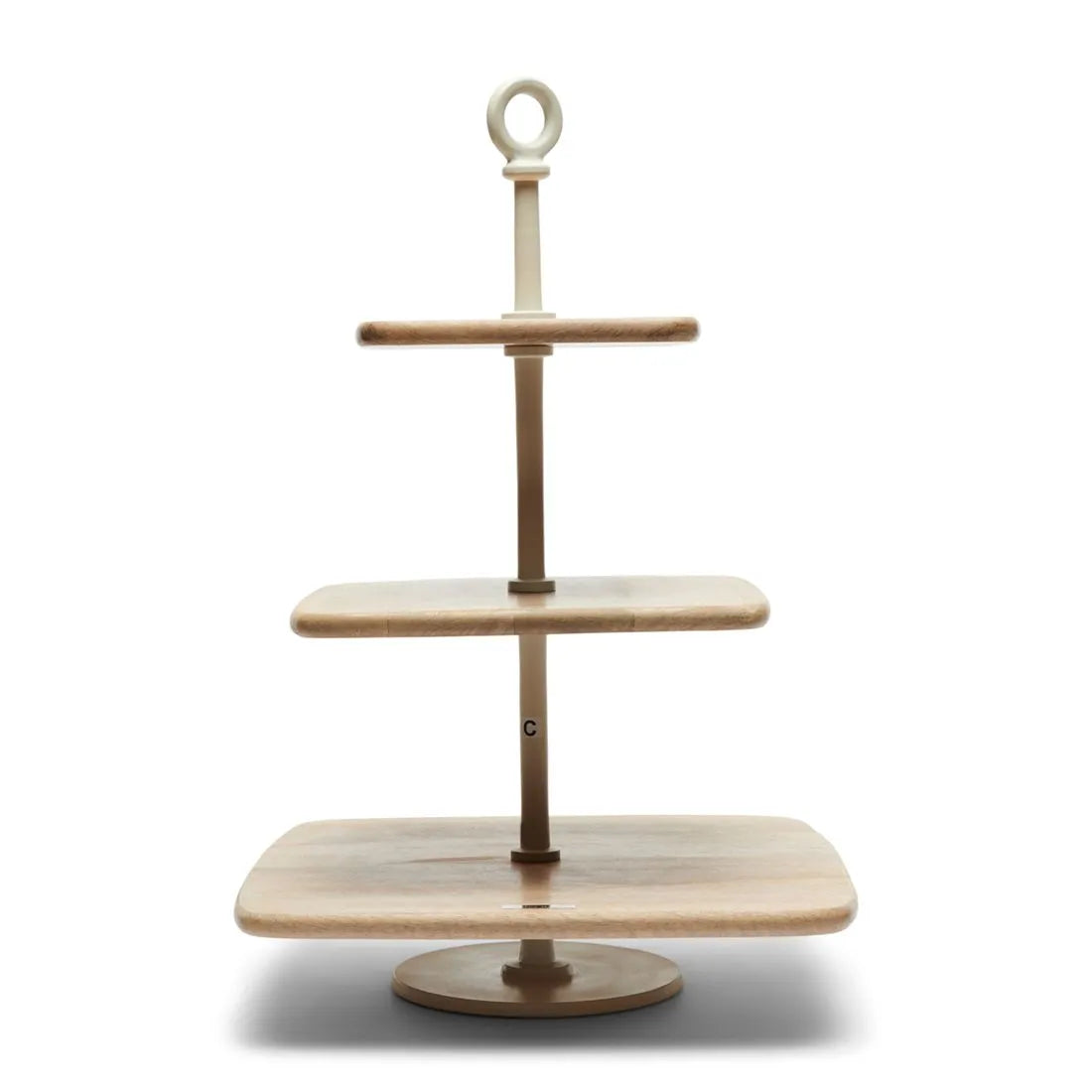 RM Etagere aus Mangoholz / H 48 cm Schöne Deko