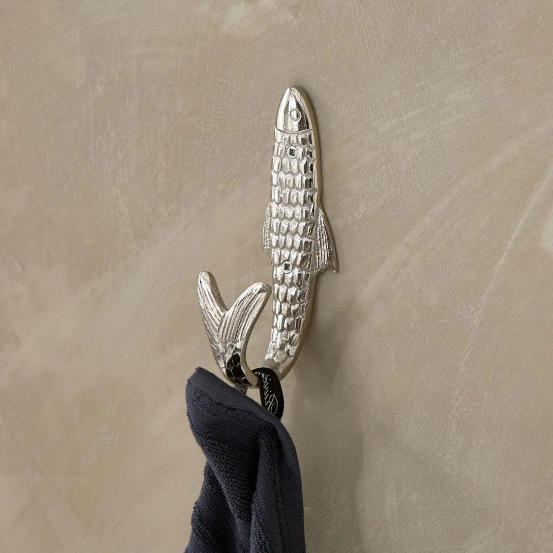 RM Haken Metall in Fisch Form De Pêche, M Schöne Deko