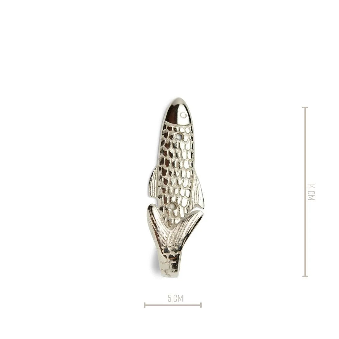 RM Haken Metall in Fisch Form De Pêche, S Schöne Deko