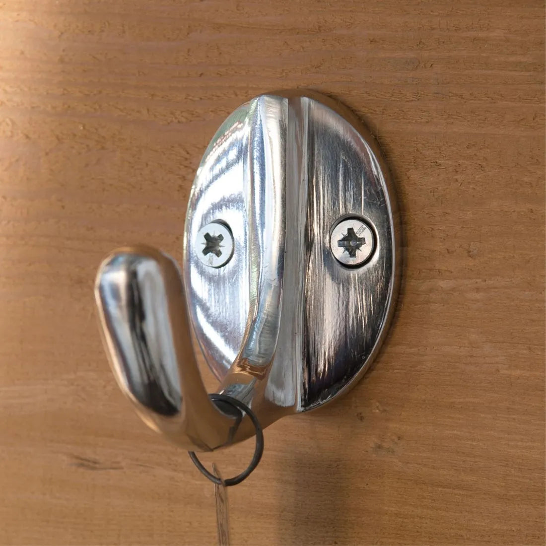 RM Kleiderhaken Haken aus Metall Silber Schöne Deko