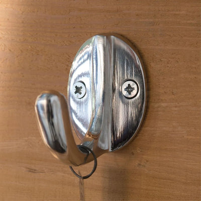 RM Kleiderhaken Haken aus Metall Silber Schöne Deko