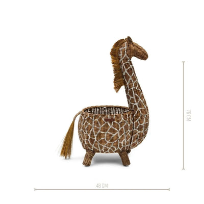 RM Korb Happy Giraffe Rattan Schöne Deko