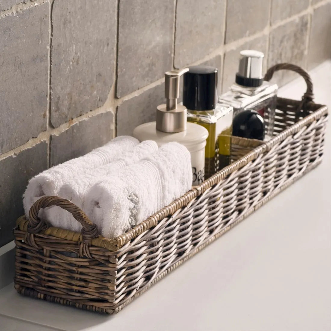 RM Korb Rustic Rattan Schöne Deko