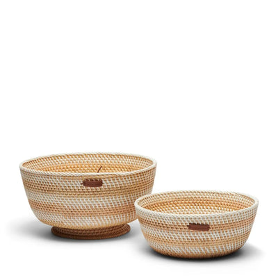 RM Korb Schale Crystal Bay Bowl, Satz von 2 Schöne Deko