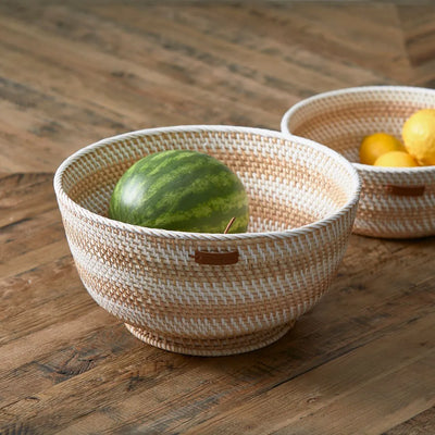 RM Korb Schale Crystal Bay Bowl, Satz von 2 Schöne Deko