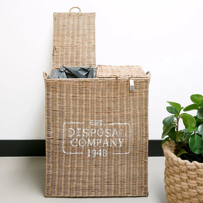 RM Mülleimer Disposal Company Rattan 65 cm Schöne Deko