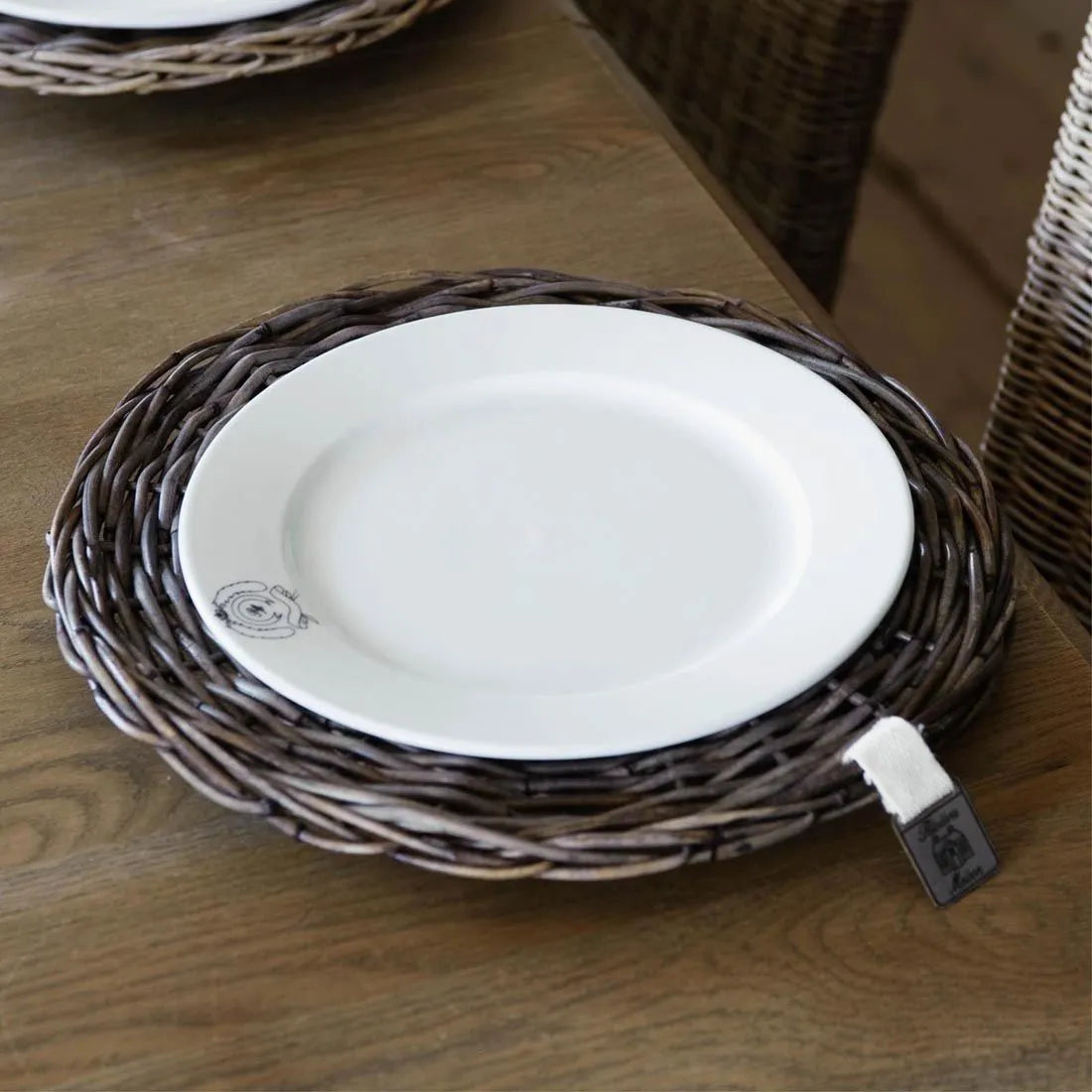 RM Platzdeckchen Rustic Rattan Schöne Deko