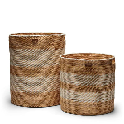 RM Rattan Korb Crystal Bay, Satz von 2 Schöne Deko