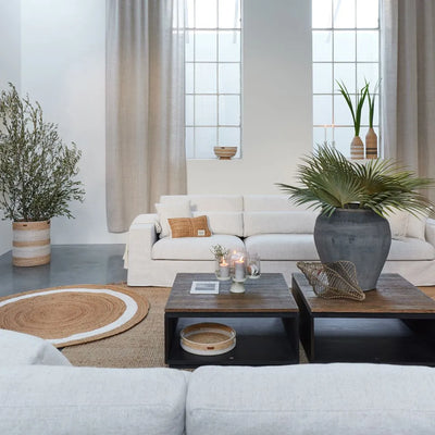 RM Rattan Korb Crystal Bay, Satz von 2 Schöne Deko