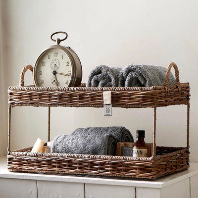 RM Rattan Tablett Etagere Ma Maison, L Schöne Deko
