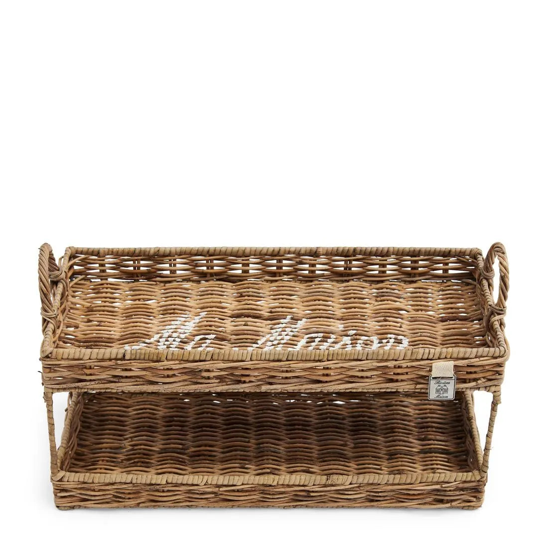RM Rattan Tablett Etagere Ma Maison, L Schöne Deko