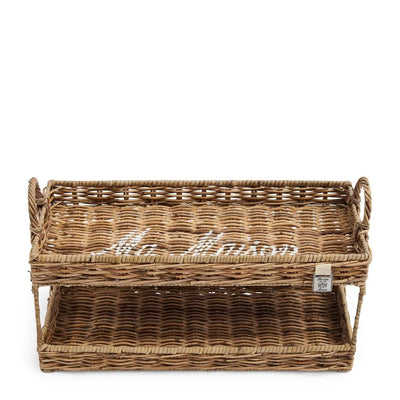 RM Rattan Tablett Etagere Ma Maison, L Schöne Deko