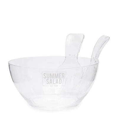 RM Salatschüssel & Deckel Summer Acrylglas Schöne Deko