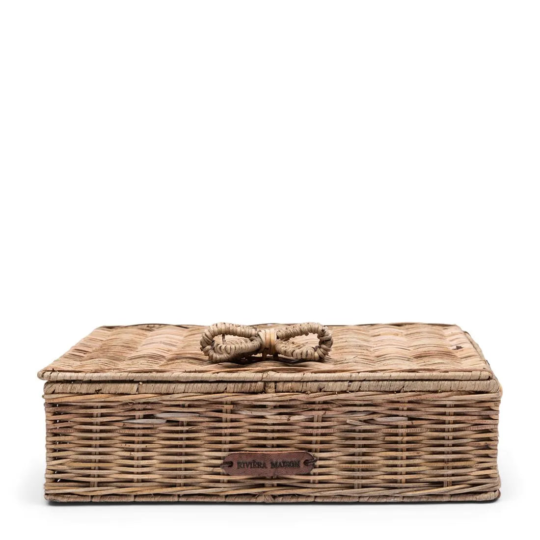 RM Salattüten / Teedose Rustic Rattan Schöne Deko