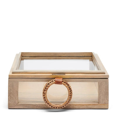 RM Sammelbox Canggu, Holz / Glas L Schöne Deko