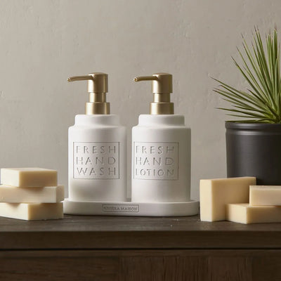 RM Seifenspender Fresh Soap & Lotion Set Schöne Deko
