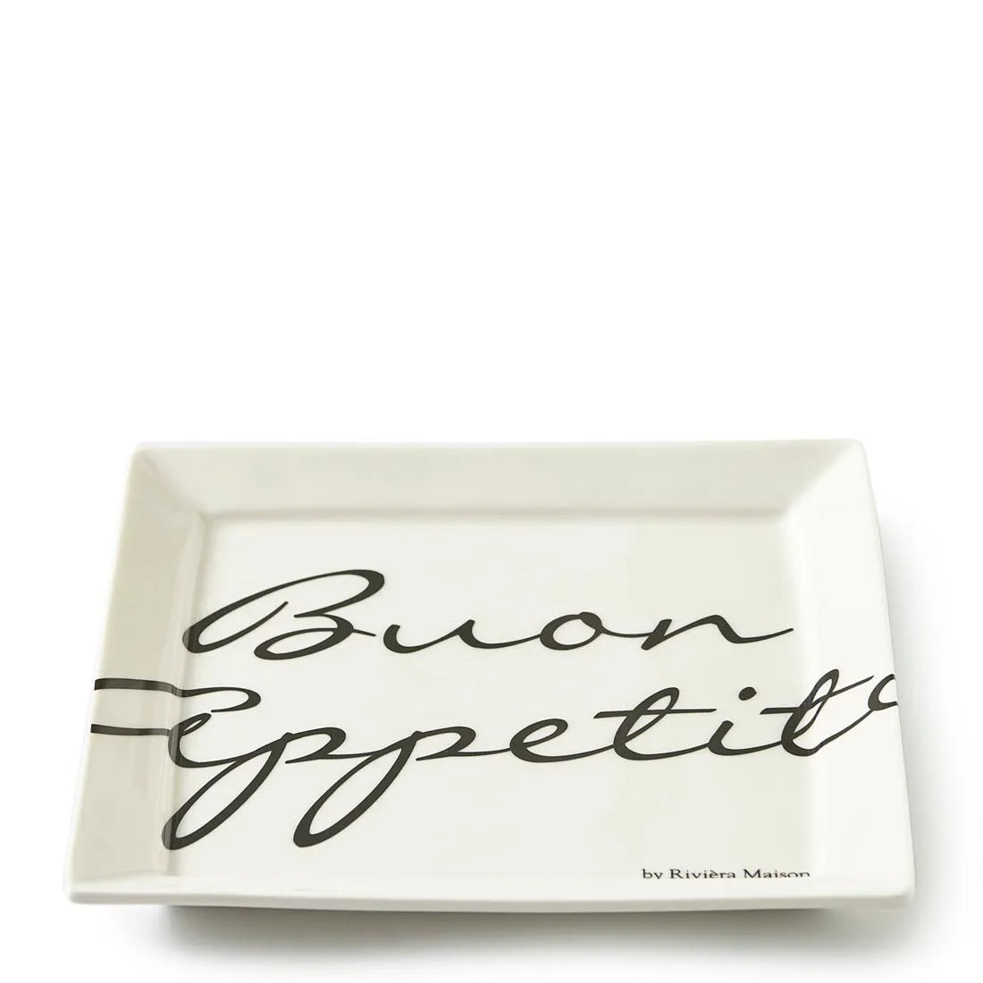 RM Teller Buon Appetito, 18x18 Schöne Deko
