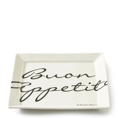 RM Teller Buon Appetito, 18x18 Schöne Deko
