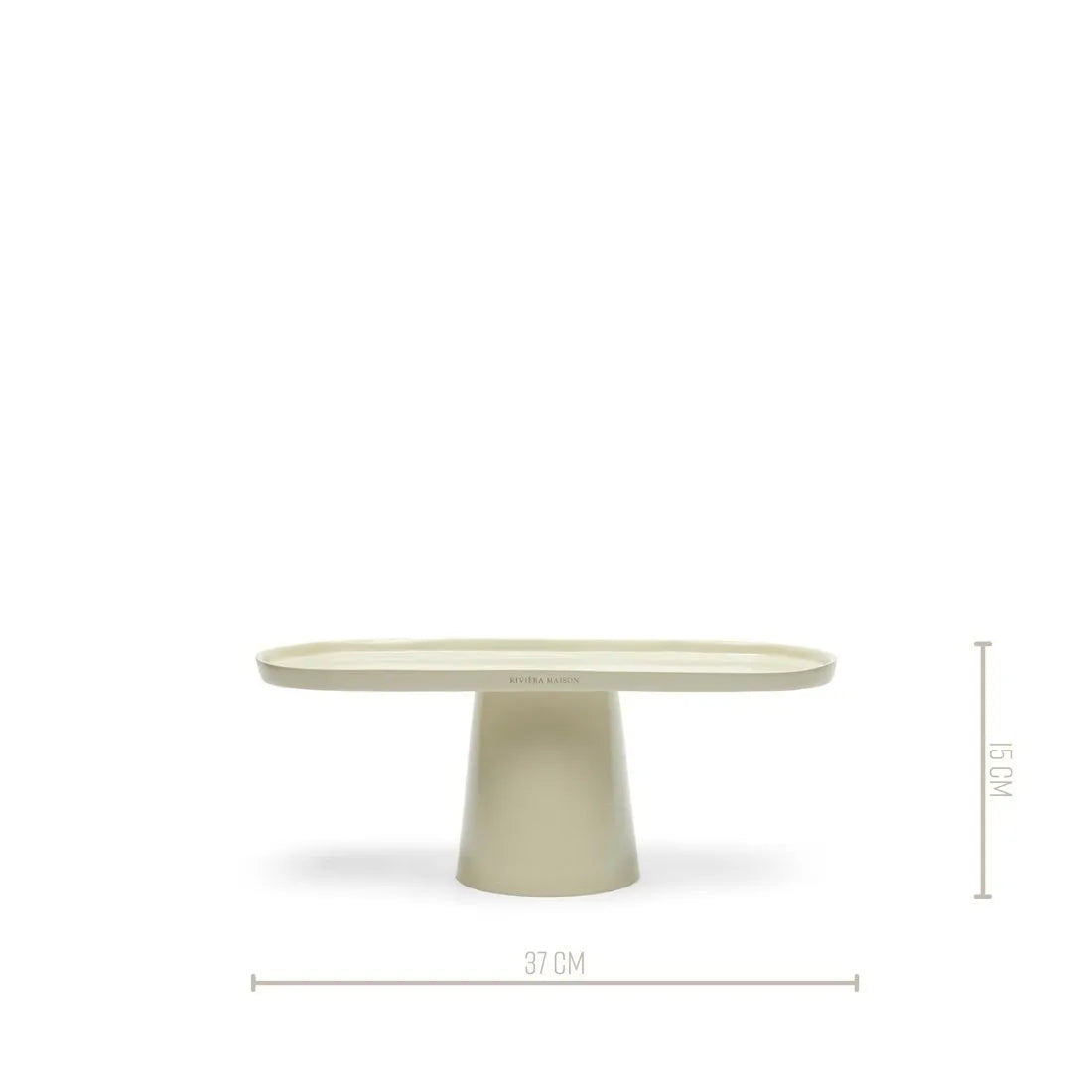 RM Teller aus Metall Dekoteller Kuchenteller / H 15 cm Schöne Deko