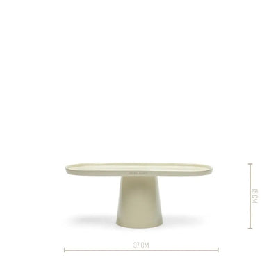 RM Teller aus Metall Dekoteller Kuchenteller / H 15 cm Schöne Deko