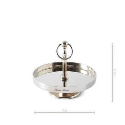 RM Teller aus Metall/ H 15 cm Schöne Deko