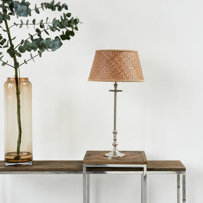 RM Tischlampe L Hotel, M Lampenfuß 57 cm Silber Schöne Deko