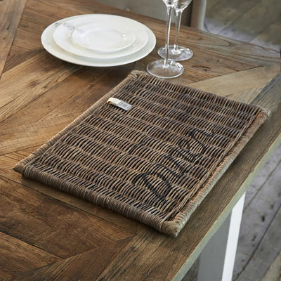 RM Tischset Rustic Rattan Dinner Schöne Deko