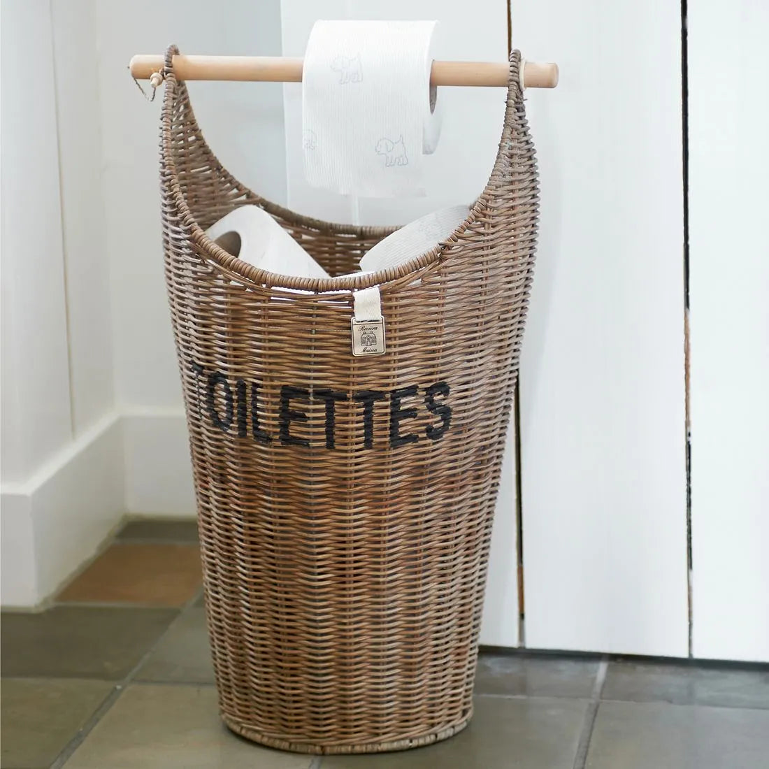 RM Toilettenpapierhalter aus Rattan Schöne Deko