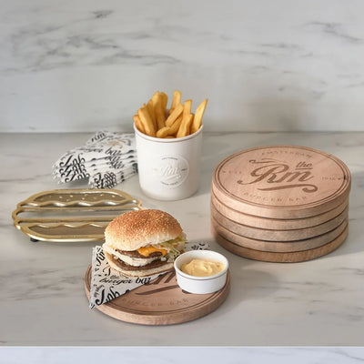 RM Topfuntersetzer Classic Burger Schöne Deko
