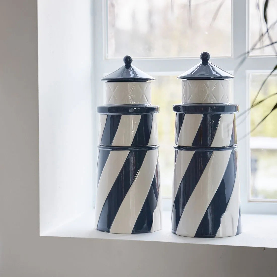 RM Vorratsdose Leuchtturm Porzellan Schöne Deko