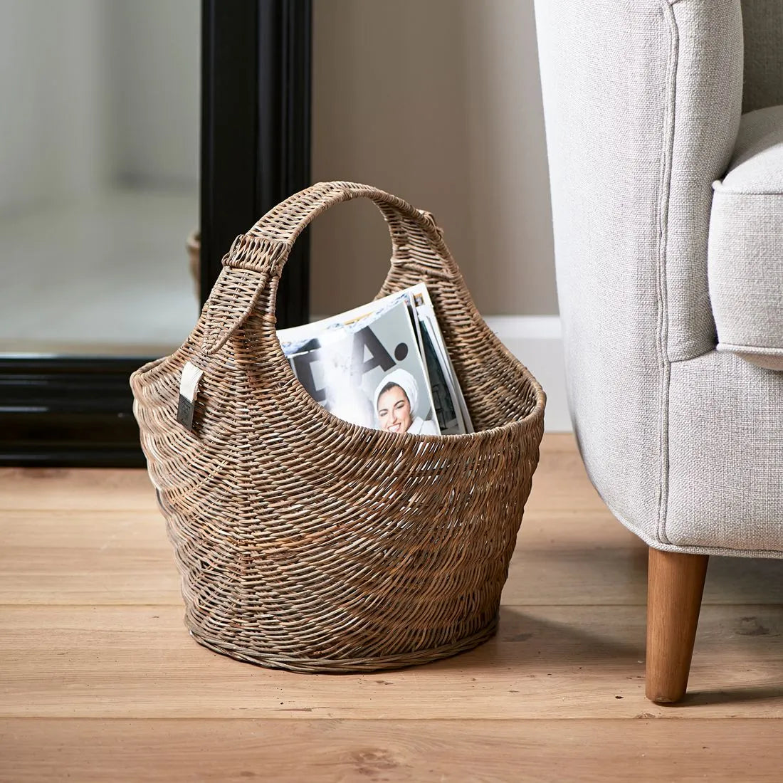 RM Zeitschriftenkorb Rustic Rattan Best Schöne Deko