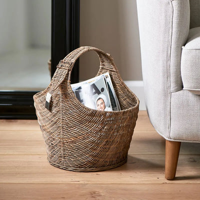 RM Zeitschriftenkorb Rustic Rattan Best Schöne Deko