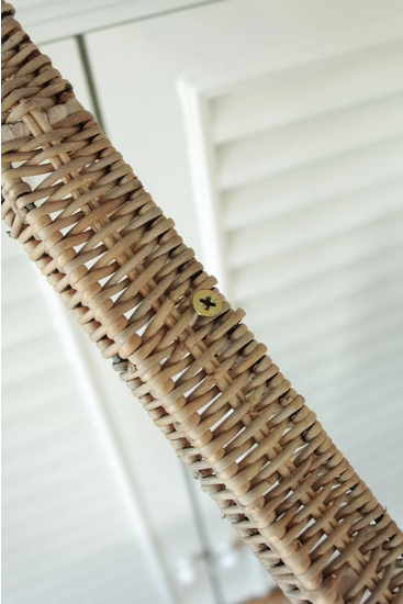 Maritime Wandgarderobe "Paddel", Rattan