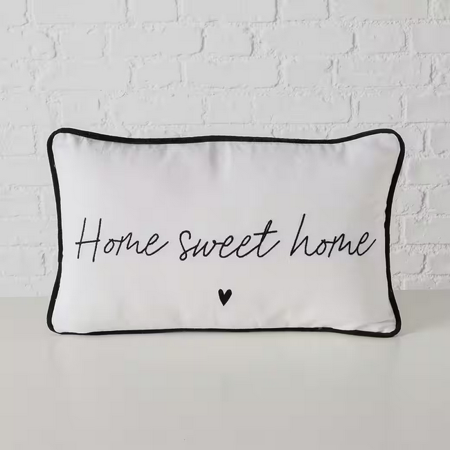 Dekokissen "Home sweet home", 50 cm X 30 cm